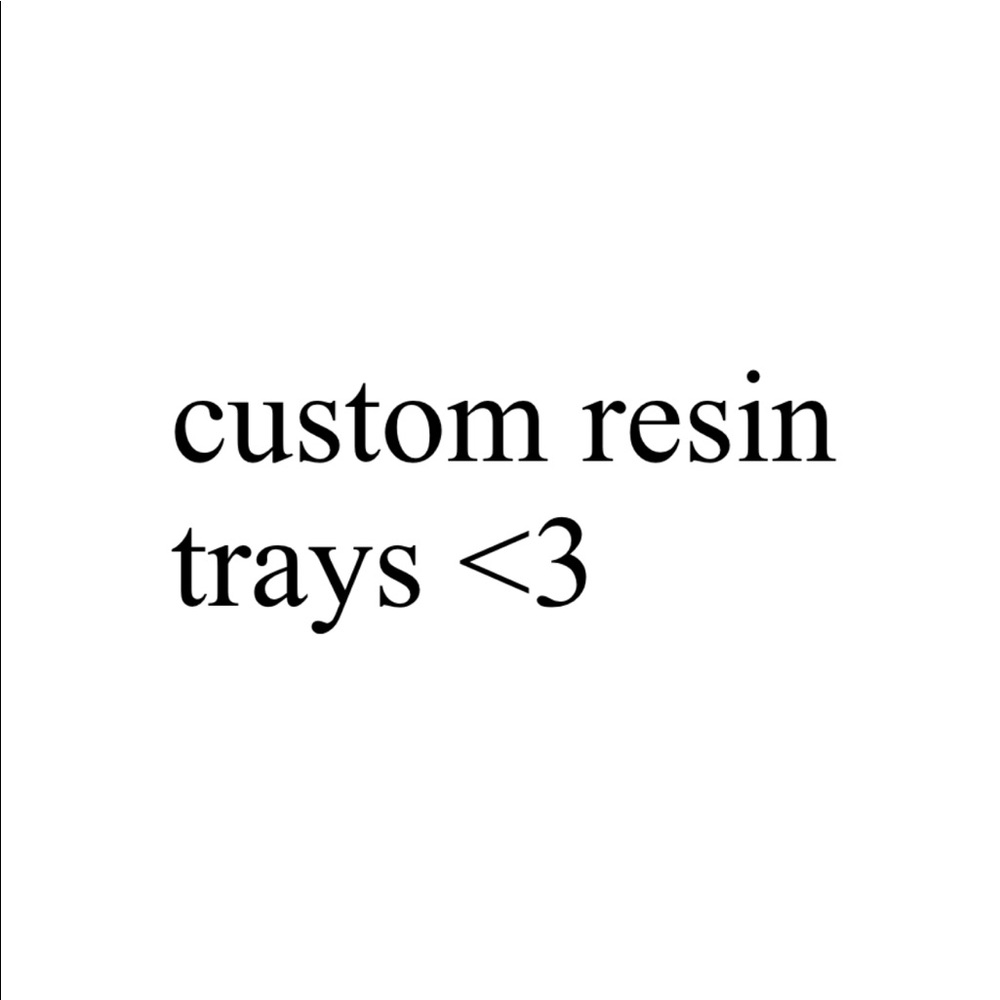 Custom Resin Aesthetic Trays❤️